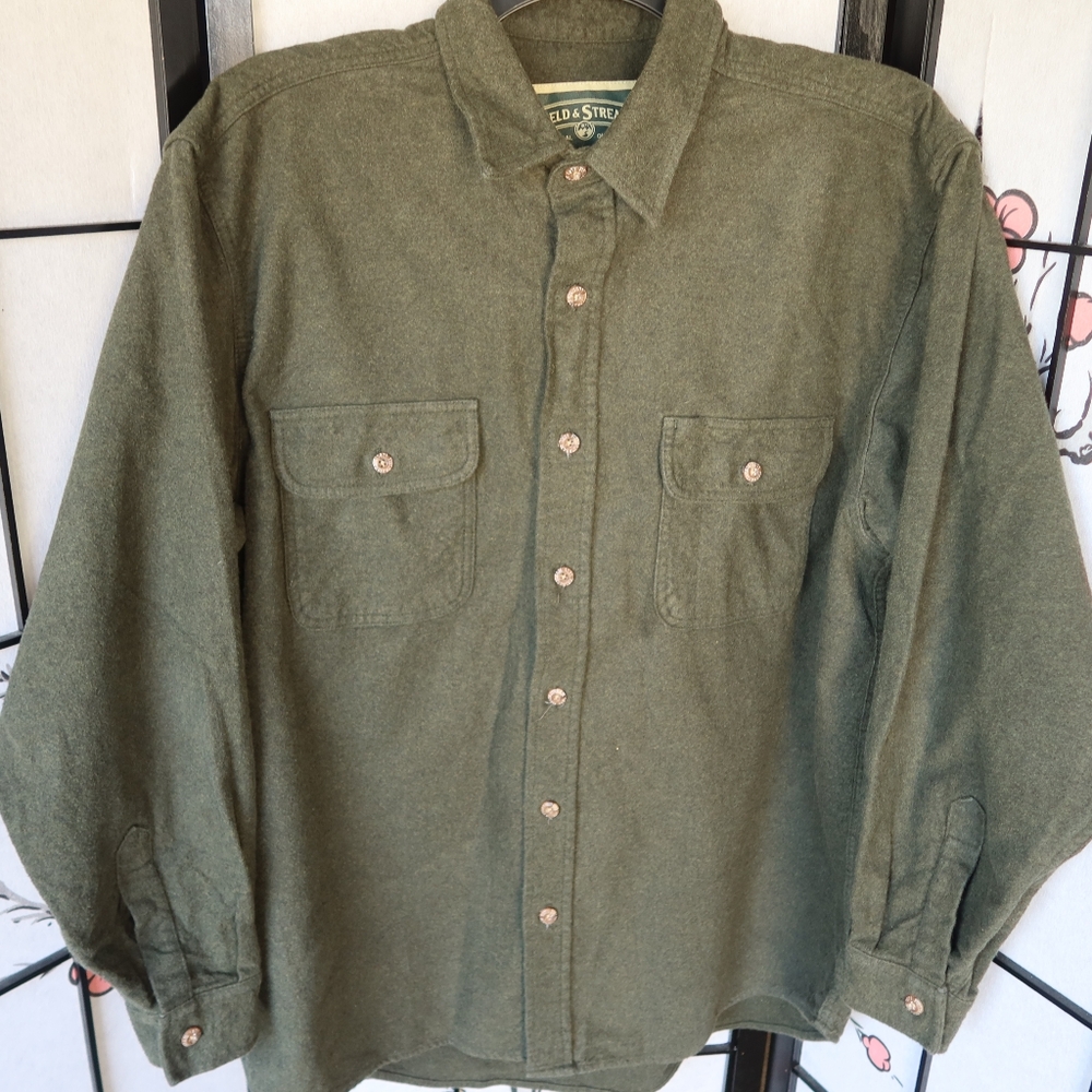 Field & Stream Sea Green Lightweight Long Sleeve Shirt Jacket Size XL - Picture 4 of 16